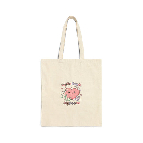 Cute Nurse Heart Tote | pastel coquette medical, kawaii nurse graphic