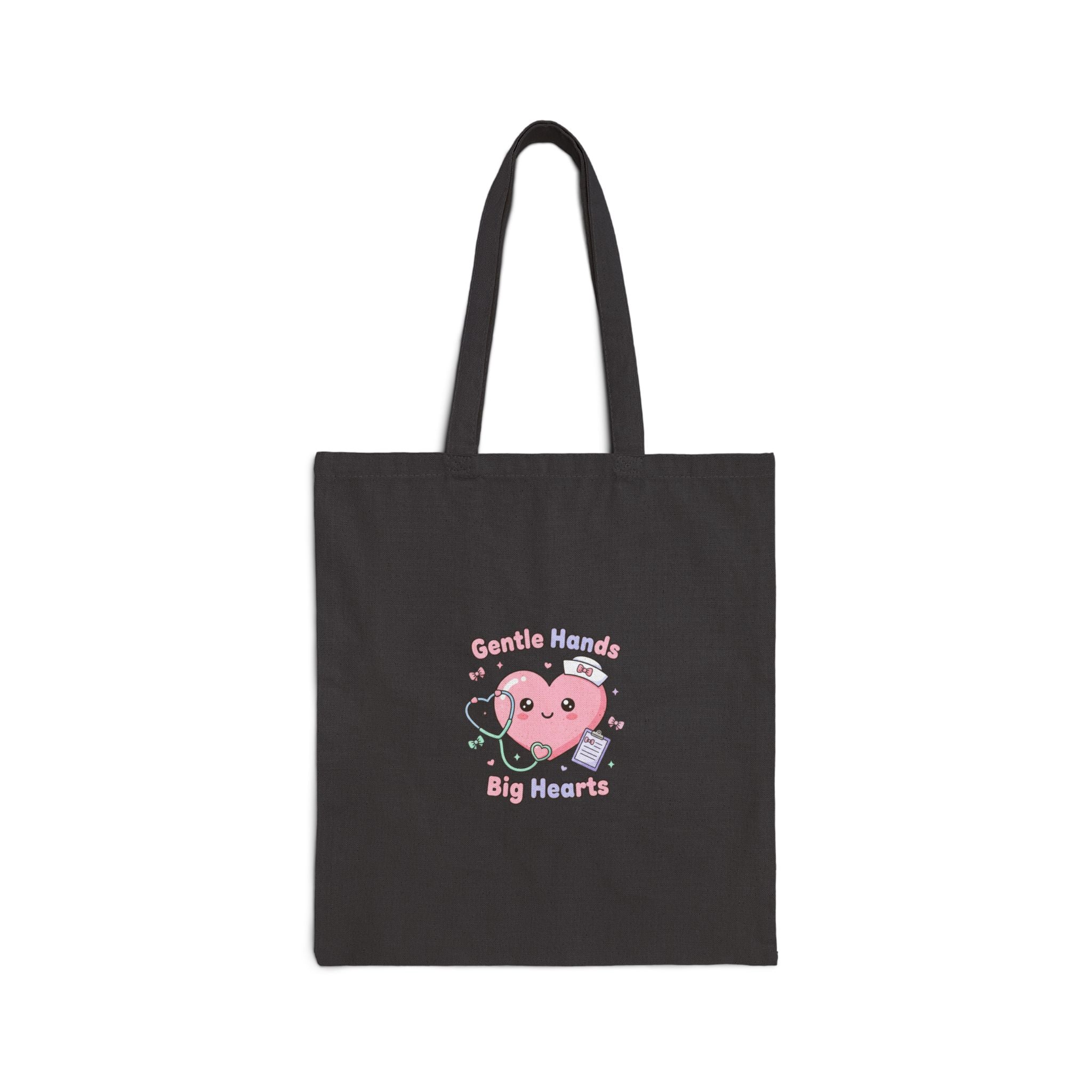Cute Nurse Heart Tote | pastel coquette medical, kawaii nurse graphic