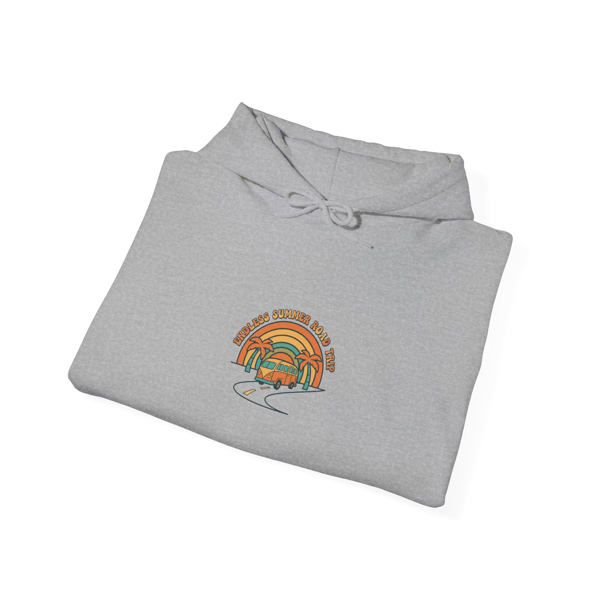 Retro 70s Sunset Palm Hoodie | Analog Sunshine Vintage Surf Graphic